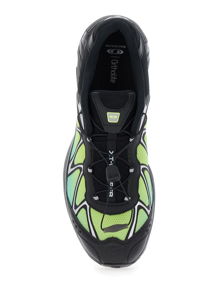 Salomon 'Xt-Whisper' Black Sneakers With Printed Logo On The Side And Drawstring Closure In Fabric Unisex 4