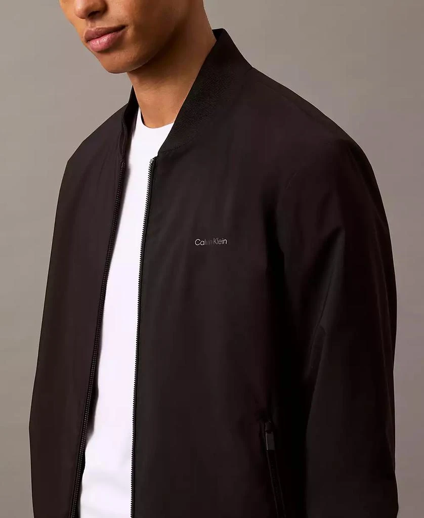 Calvin Klein Men's Logo-Print Matte Bomber Jacket 2