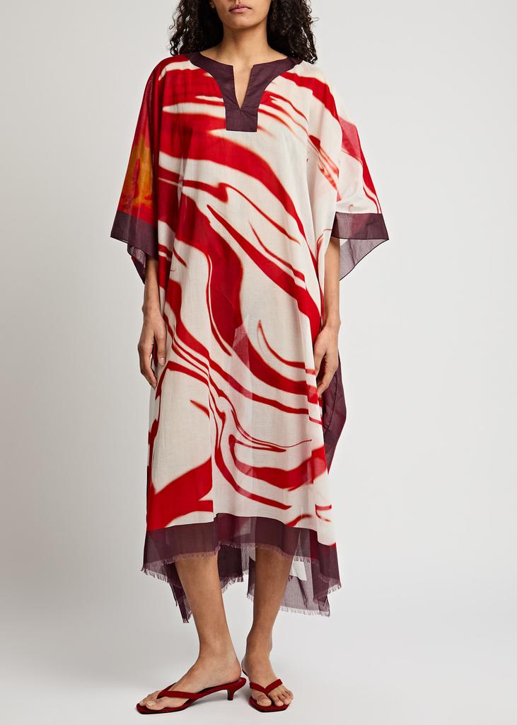 Dries Van Noten Cartland printed cotton kaftan dress