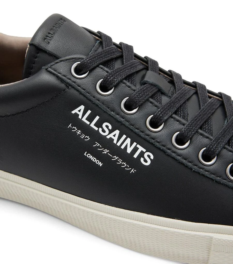 ALL SAINTS Leather Underground Low-Top Sneakers 5