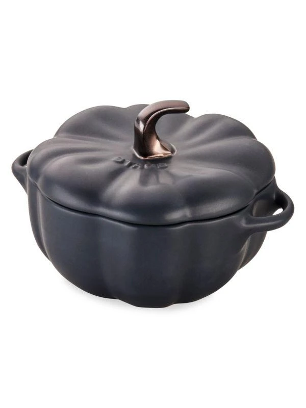 Staub Ceramic Petite Pumpkin Cocotte 1