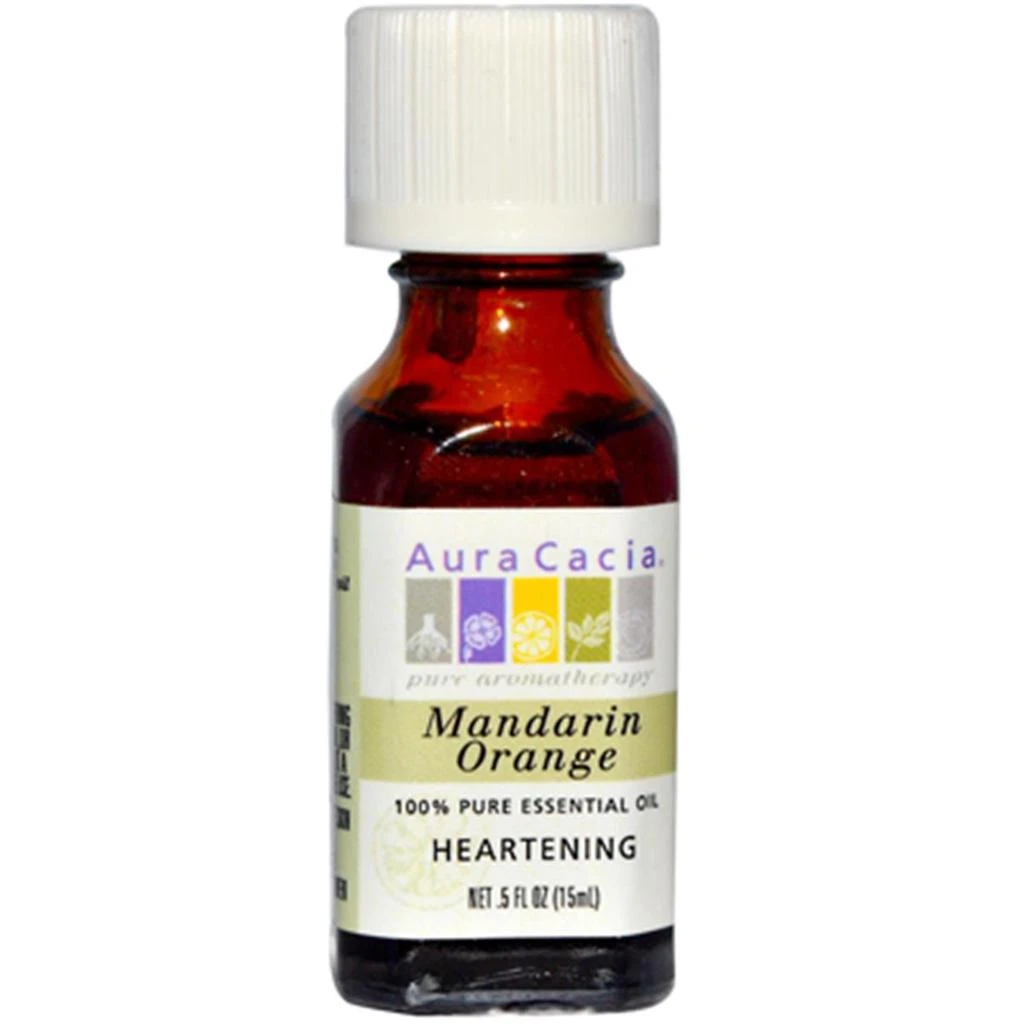 Health King Medicinal Teas AURA(tm) Cacia 100% Pure Essential Oil Mandarin Orange - 0.5 fl oz 1