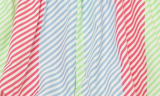 Habitual Stripe Bow Accent Bubble Romper 4