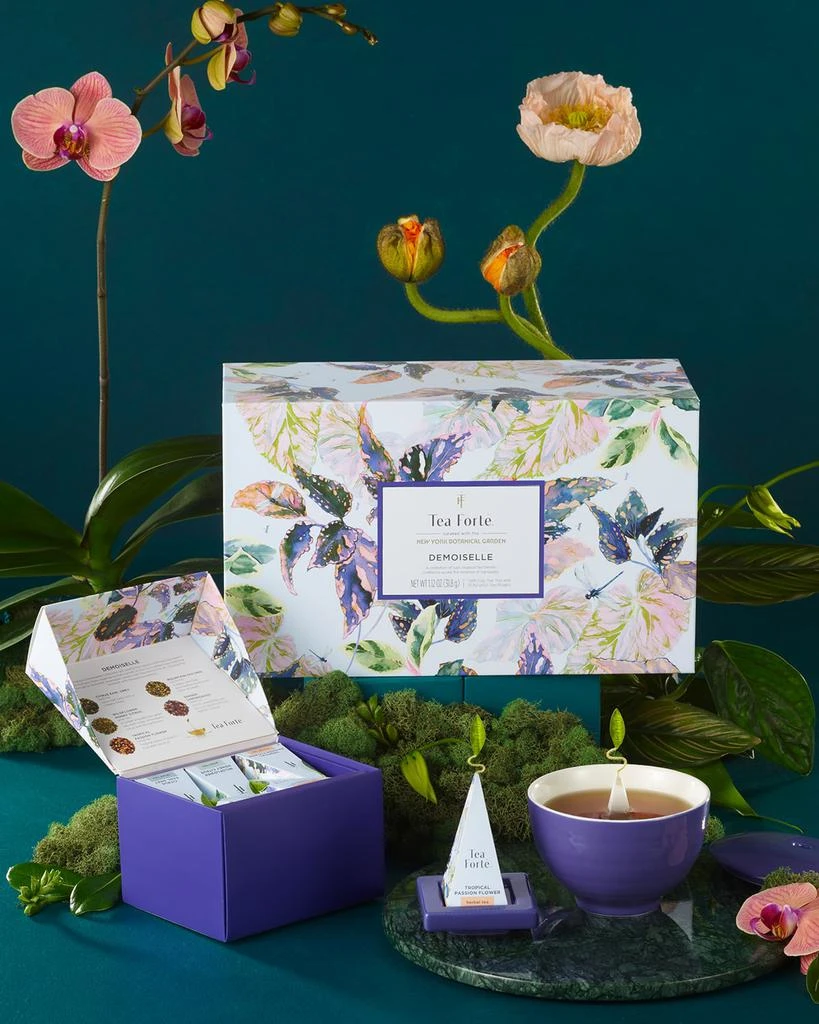 Tea Forte x The New York Botanical Garden Demoiselle 3-Piece Gift Set 3