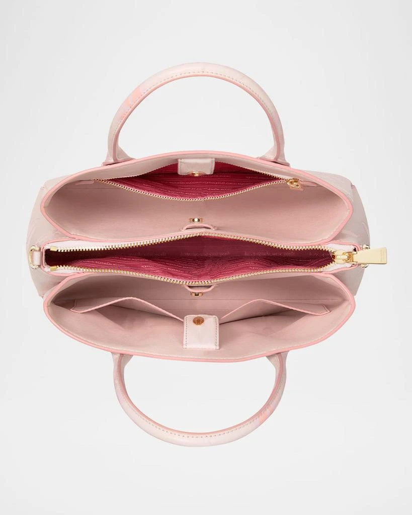 Kate Spade serena spring pansies leather satchel bag 4