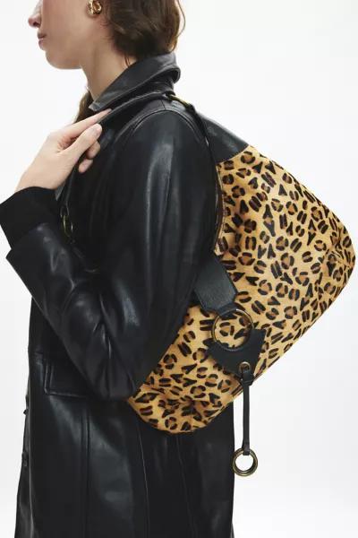 Silence + Noise Silence + Noise Cheetah Print Hobo Bag