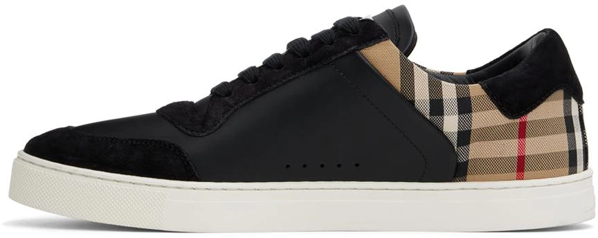 Burberry Black Check Sneakers 3