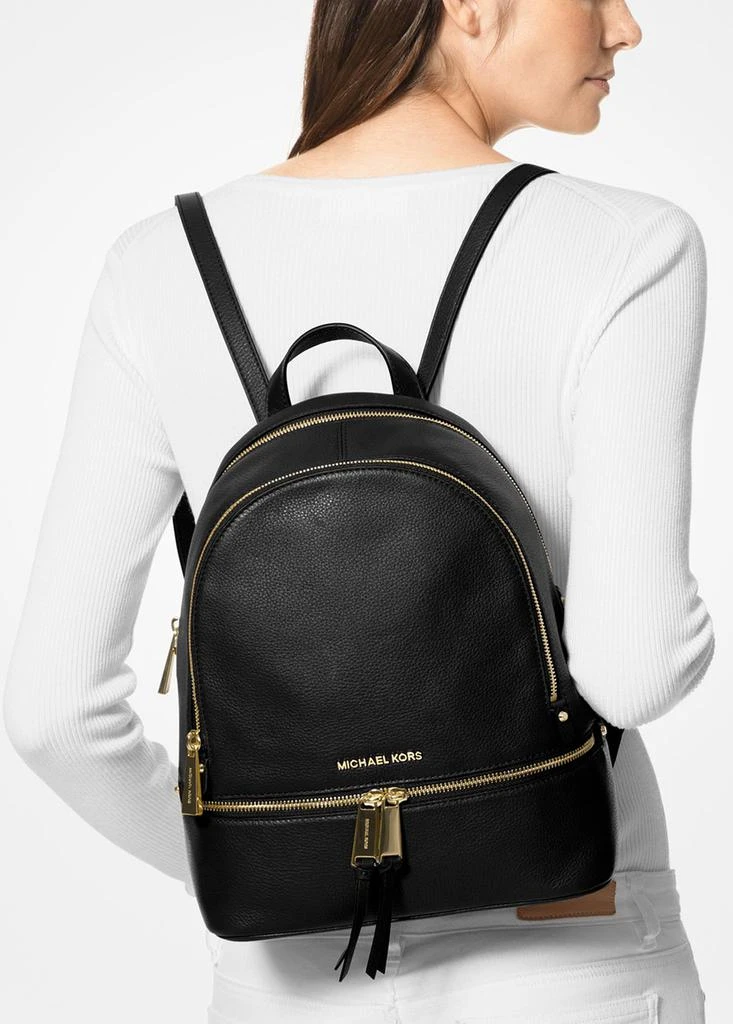 Michael Kors Rhea medium leather backpack 8