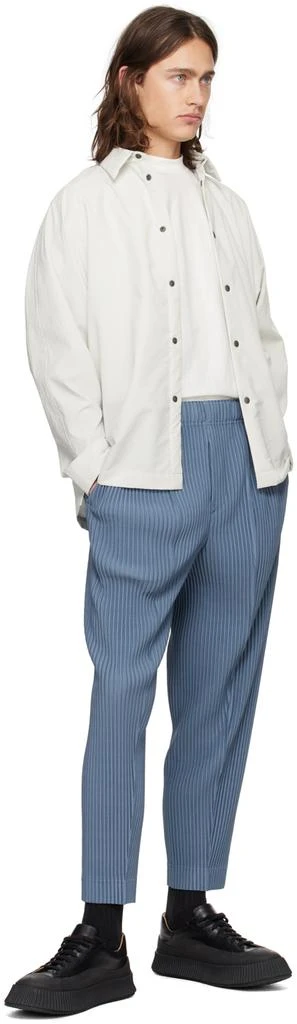 Homme Plissé Issey Miyake Off-White Verso Shirt 4