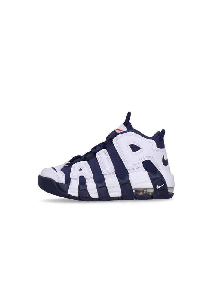NIKE High Shoe Child Air More Uptempo (ps) White/midnight Navy/metallic Gold