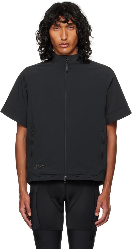 Rapha Black Insulated Short Sleeve Jersey Jacket