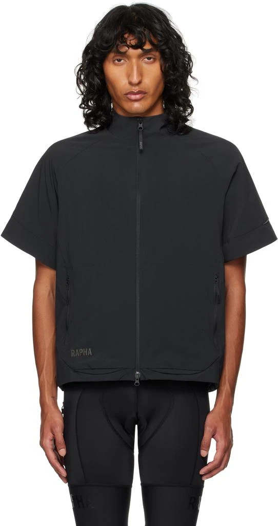 Rapha Black Insulated Short Sleeve Jersey Jacket 1