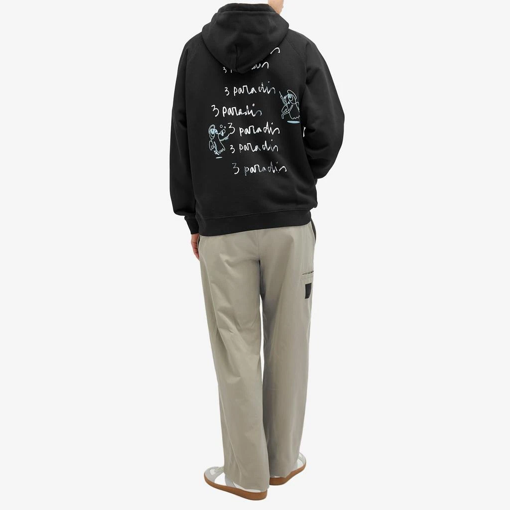 3.Paradis 3.Paradis x Edgar Plans Chalkboard Hoodie 4