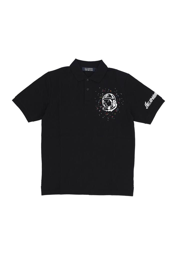 Billionaire Boys Club Polo Sleeve Corta Man Embellished Astro Piquet Polo Black