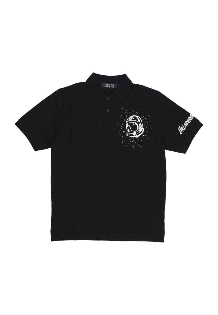 Billionaire Boys Club Polo Sleeve Corta Man Embellished Astro Piquet Polo Black 1
