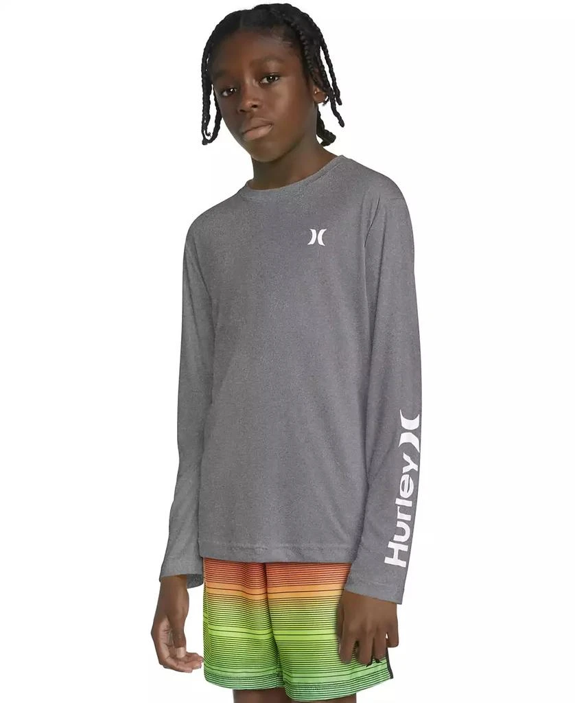 Hurley Big Boys Icon UPF 50+ Long-Sleeve T-Shirt 1