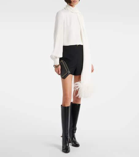 Valentino Rockstud Small leather clutch 5