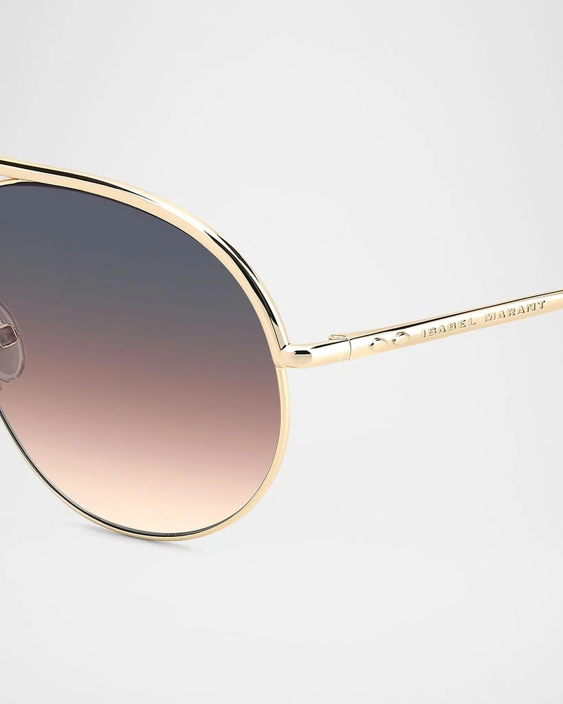 Isabel Marant Metal Aviator Sunglass 2