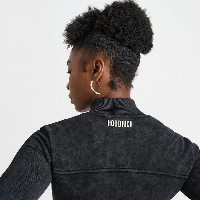 HOODRICH Women's Hoodrich Acid Wash Full-Zip Crop Top 6