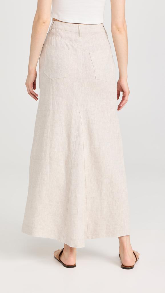 Reformation Tazz Linen Maxi Skirt