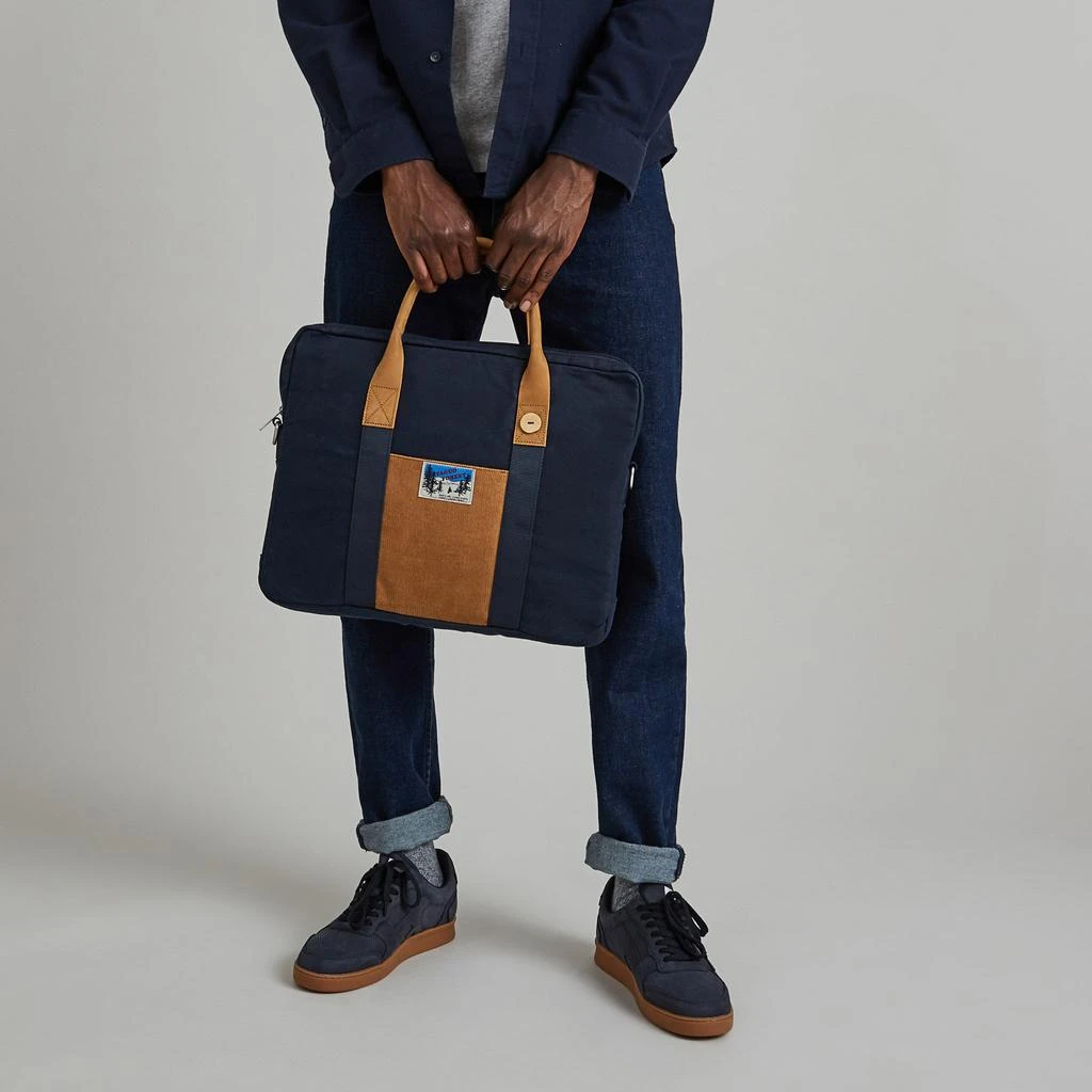 预计3周后发货 Faguo Faguo - Sac D'Ordinateur Laptop - Bleu Marine - Mixte 2