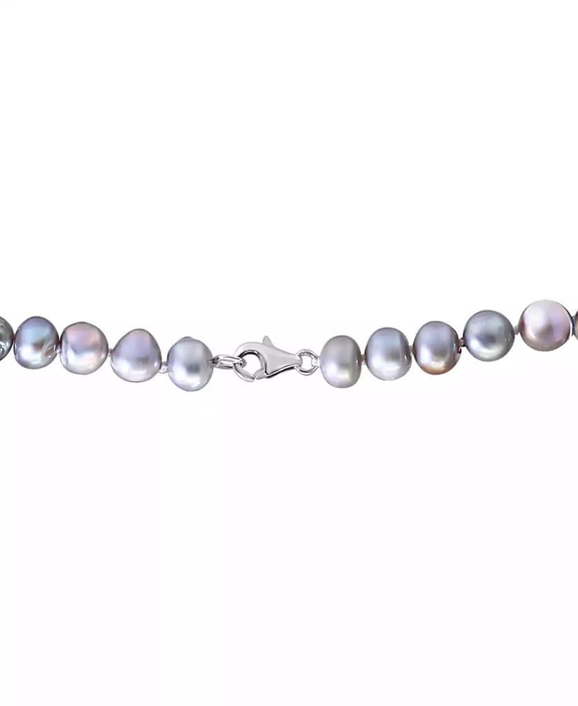 Effy EFFY® White Cultured Freshwater Pearl (7 mm) 18" Statement Necklace (Also in Gray, Pink, & Multicolor Cultured Freshwater Pearl)