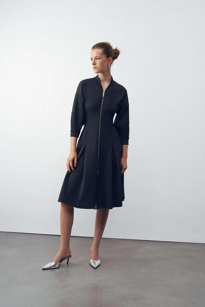 Nocturne Midi Zipper Dress 5