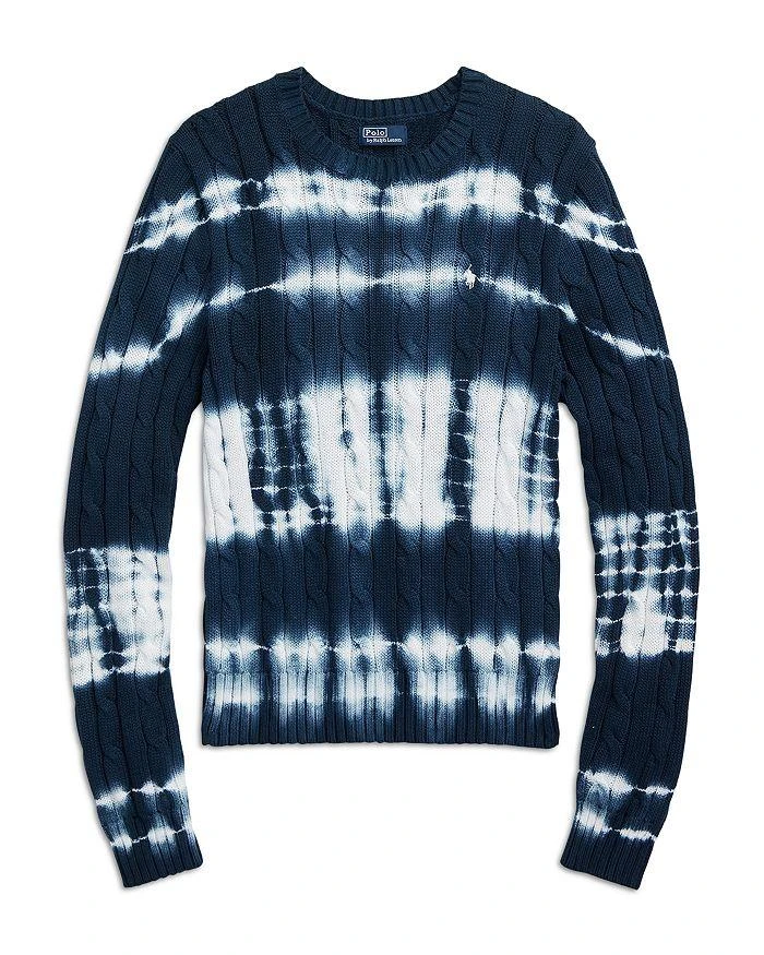 Ralph Lauren Lauren Ralph Lauren Tie Dye Cable Knit Cotton Sweater 6