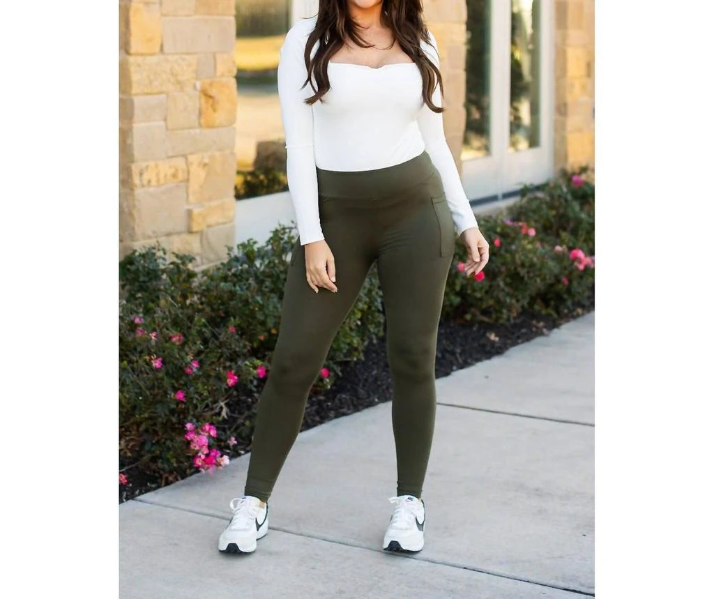 Janie and Jack Janie And Jack - Oakley Full-length Leggings W/ Pockets