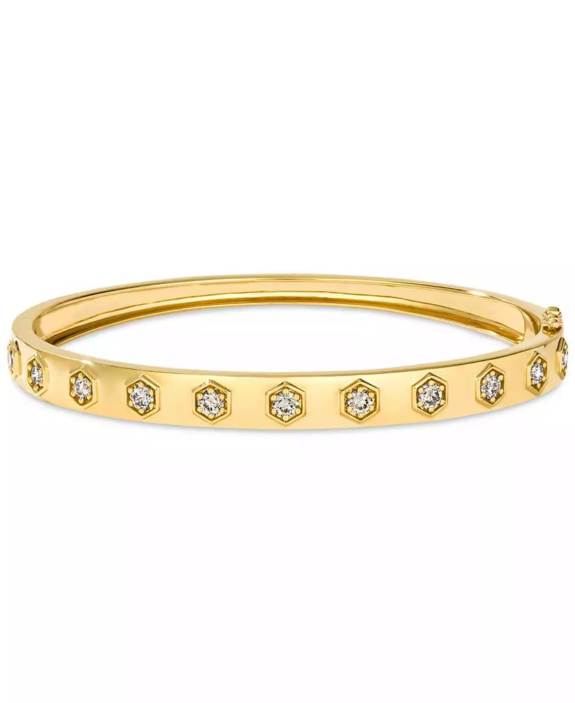 Le Vian Anywear Everywear® Nude Diamond Bangle Bracelet (1 ct. t.w.) in 14k Gold (Also Available in Rose Gold or White Gold)
