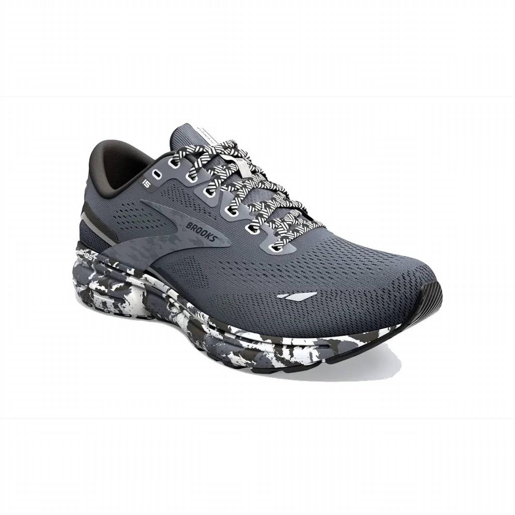 Brooks Men’S Ghost 15 Road Running Shoes - D Width In Ebony/black