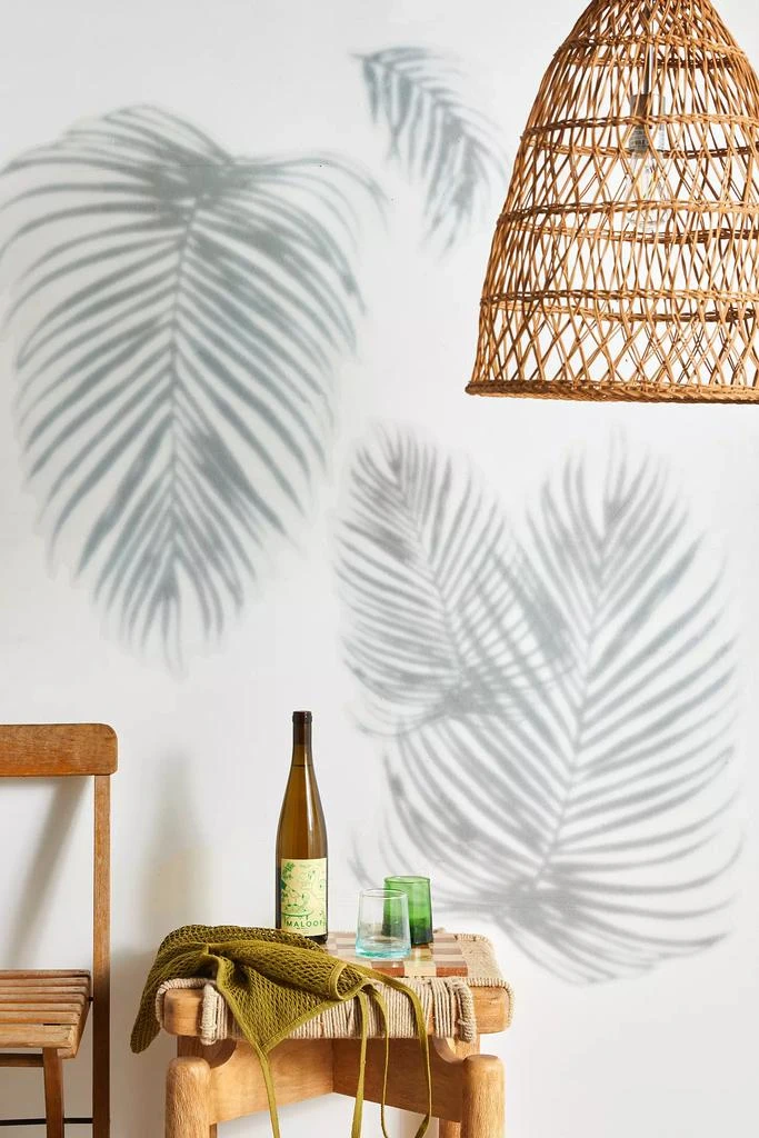 Urban Outfitters Palm Shadow Peel And Stick XL Giant Wall Decals