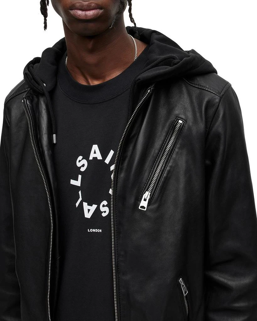 ALL SAINTS Harwood Leather Jacket 9