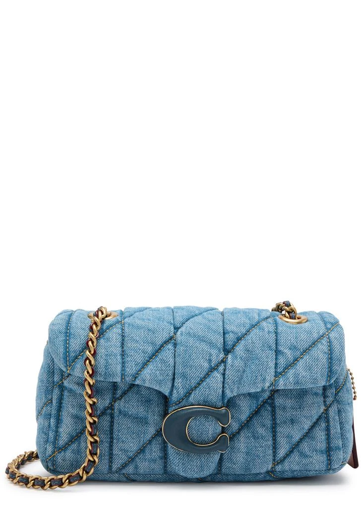 Coach Tabby 20 quilted denim shoulder bag 1
