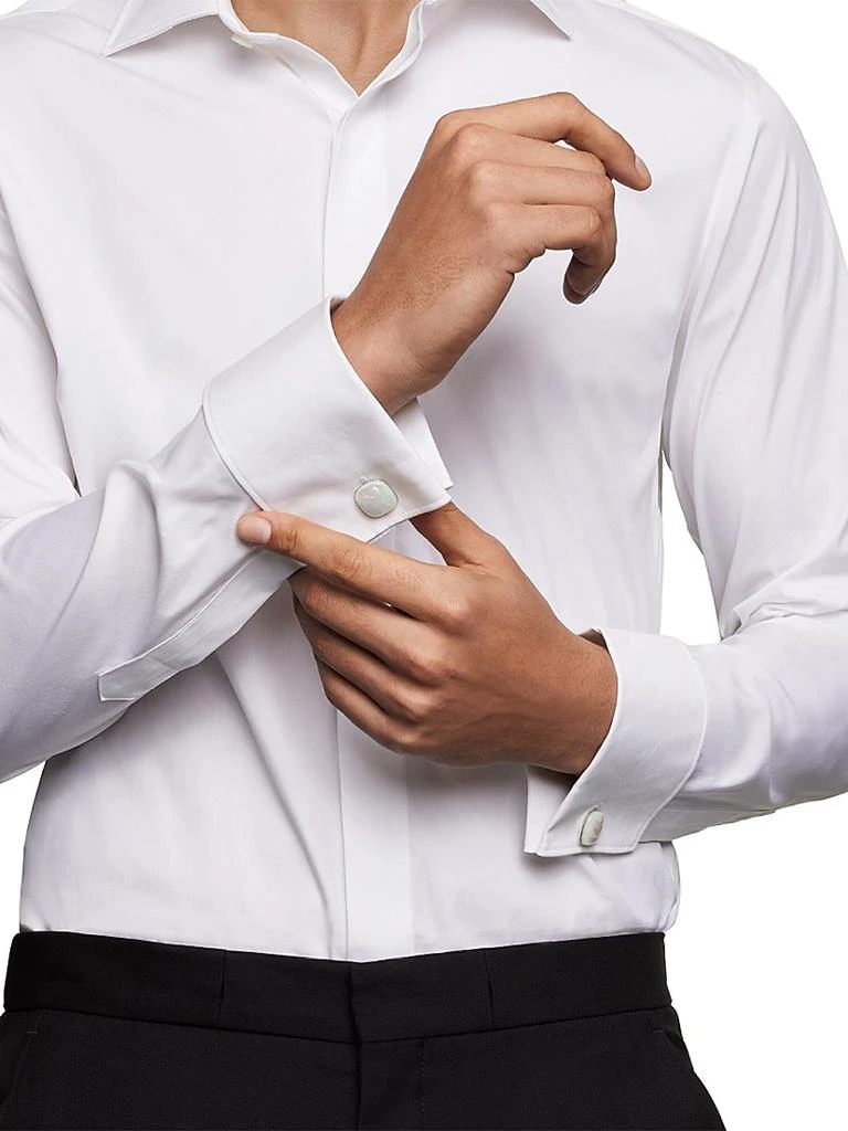 David Yurman Streamline Cushion Cufflinks in Sterling Silver 2