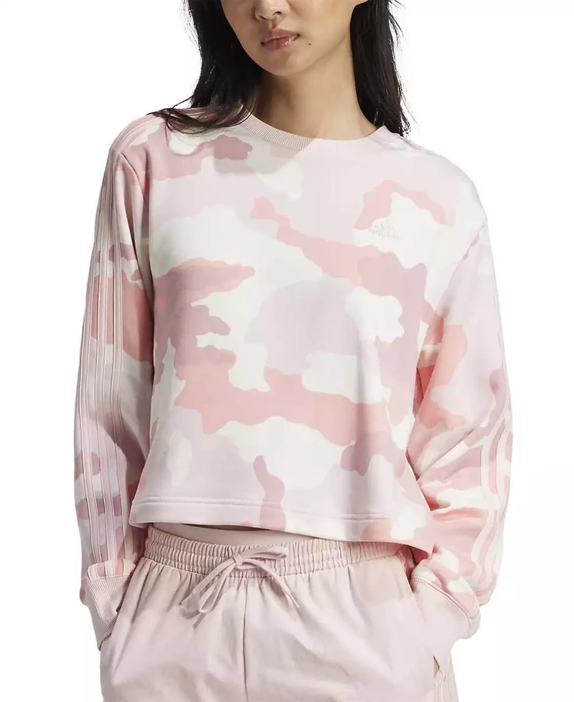 Adidas Women's Camo Crewneck Sweatshirt 1