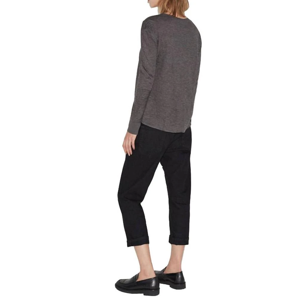 6397 Women Duofold Crew Neck T-Shirt In Gray 2
