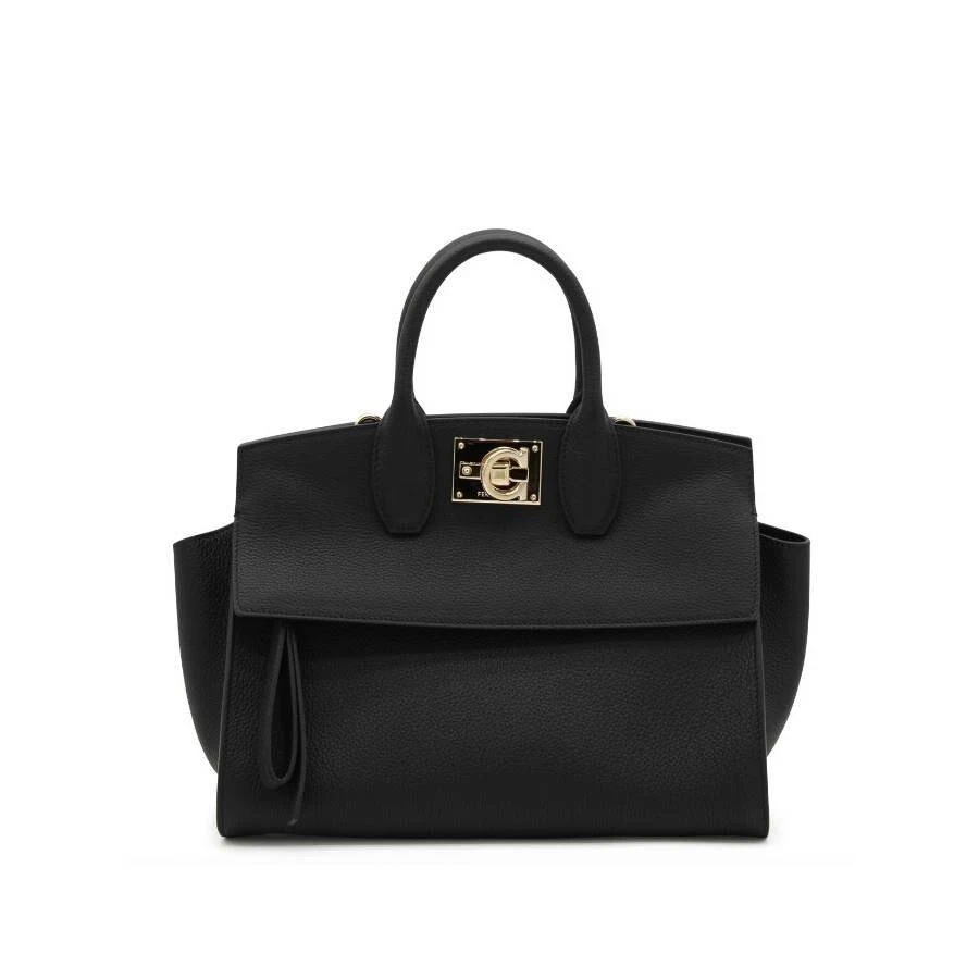 Salvatore Ferragamo Studio Gancini Tote Bag 1