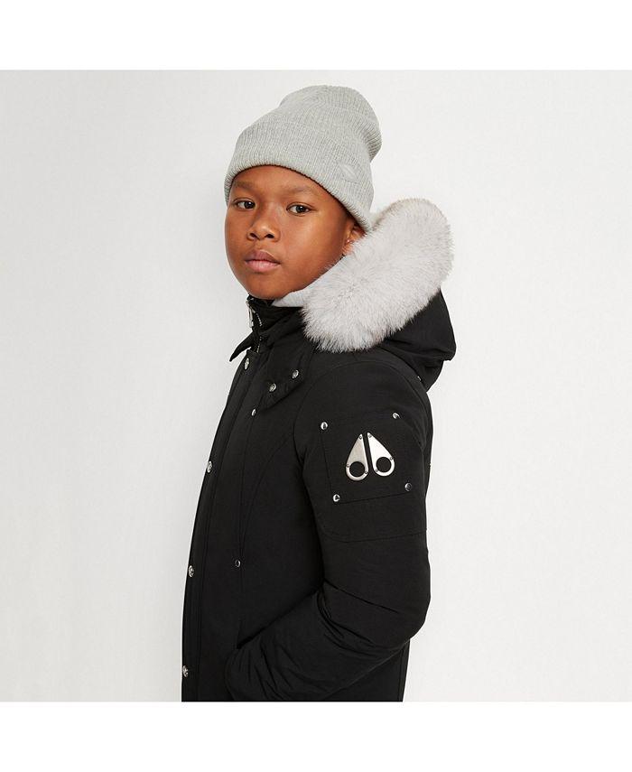 Moose Knuckles Unisex Parka with Shearling Hood - Big Kid