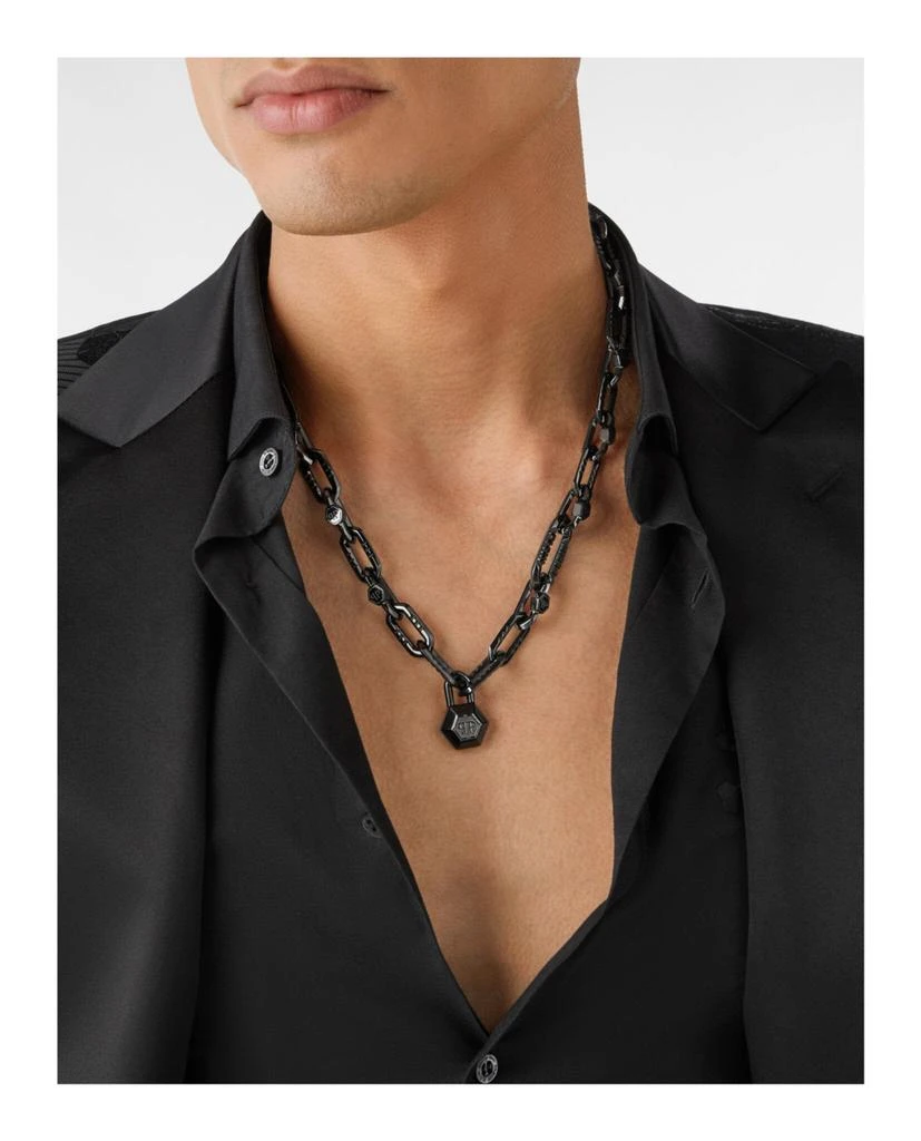 Philipp Plein Plein Edge Cable Chain Necklace 4