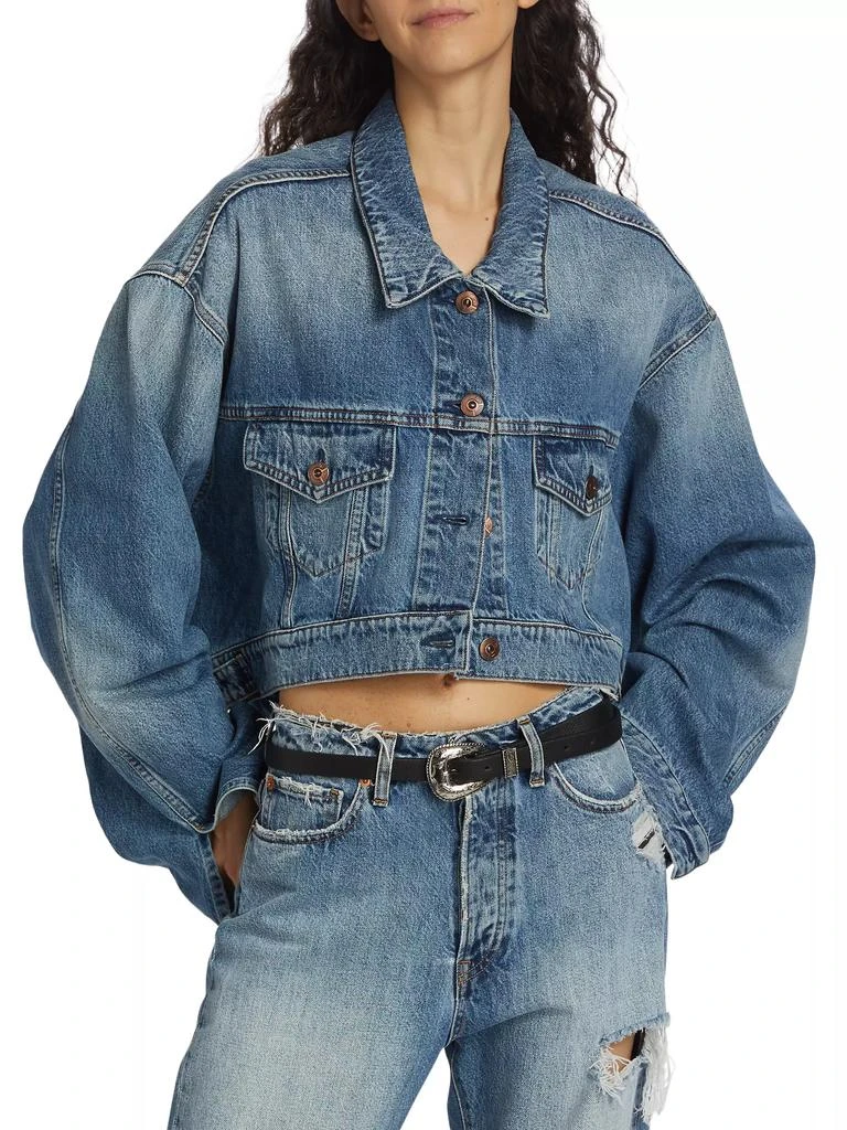 3x1 Gina Cropped Jean Jacket 2