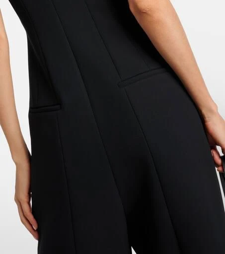 Khaite Lennex corset crêpe jumpsuit 6