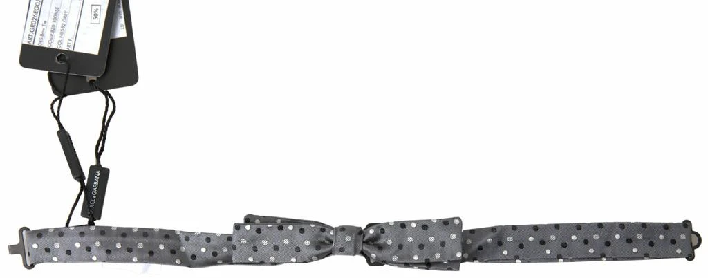 Dolce 
Gabbana Polka Dot Silk Adjustable Men Neck Papillon Bow Men
s Tie