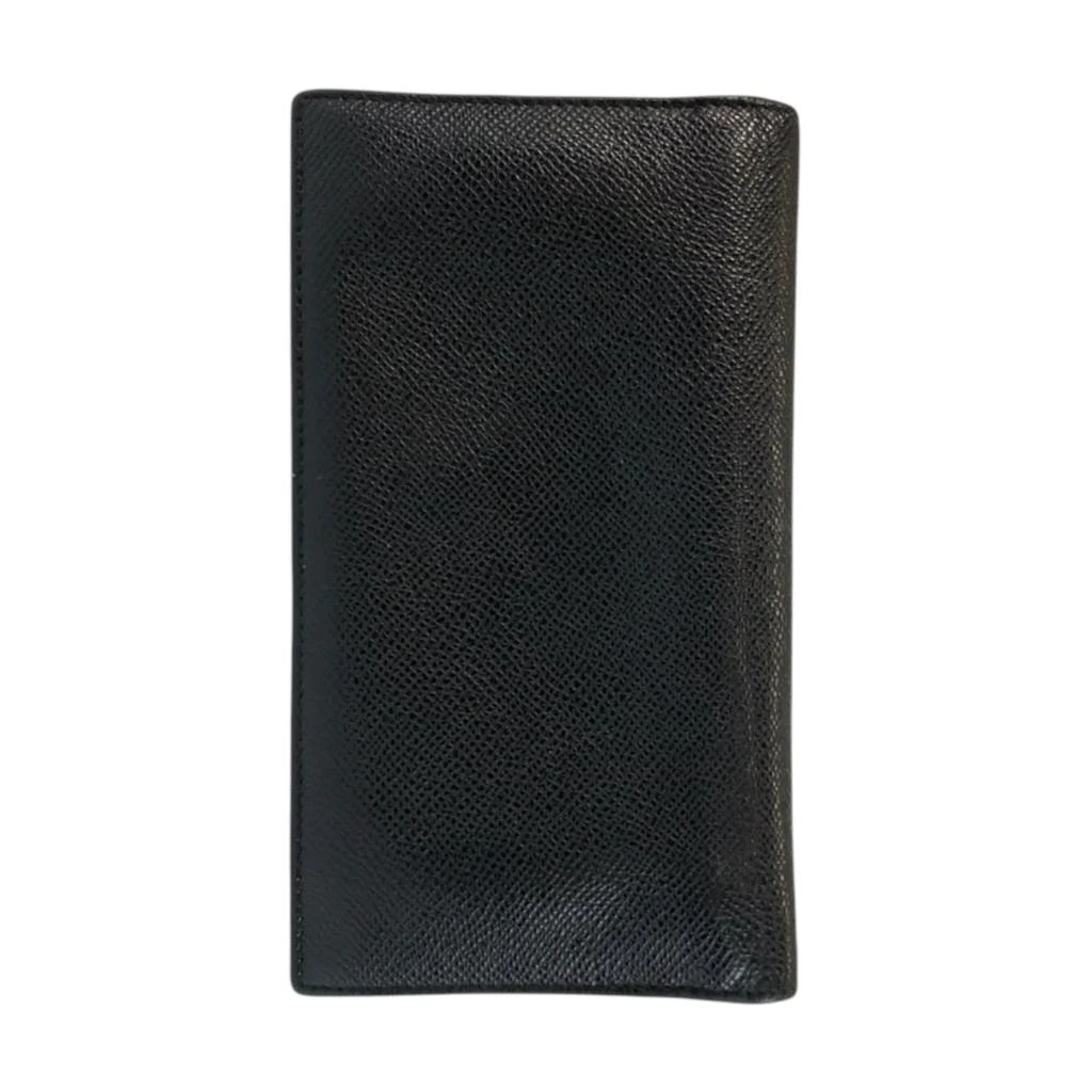 BVLGARI blue Leather Long Wallet (Bi-Fold) (Pre-Owned) 2