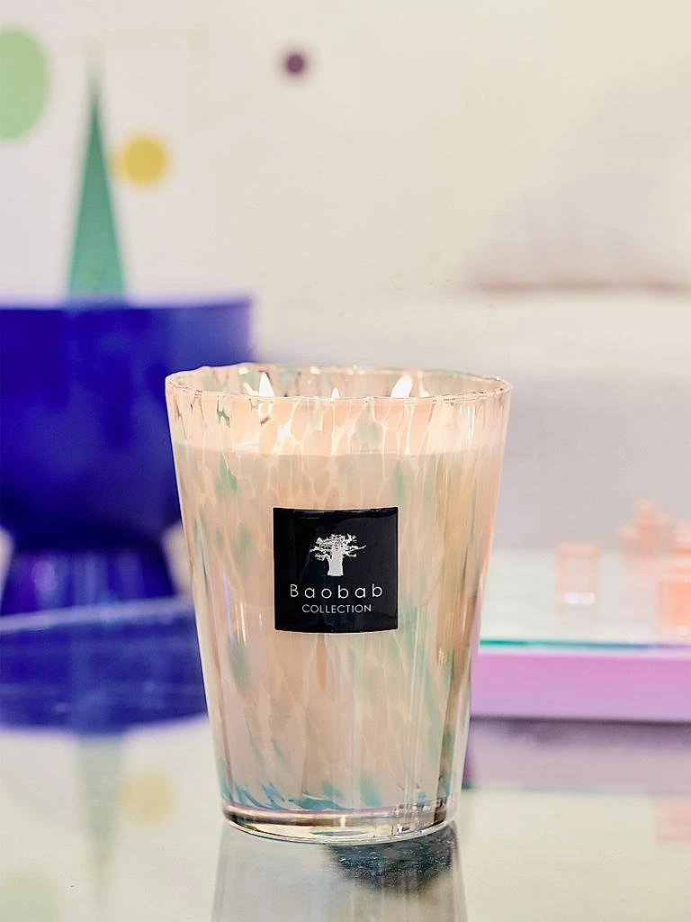 Baobab Collection Pearls White Pearl Candle 8