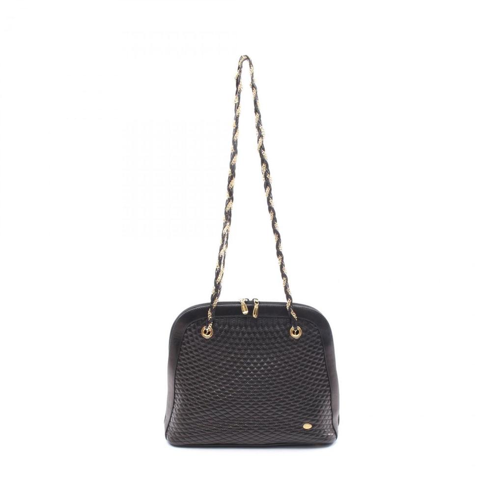 Bally Deco Daily S Shoulder Bag In Black Leather - Shoulder