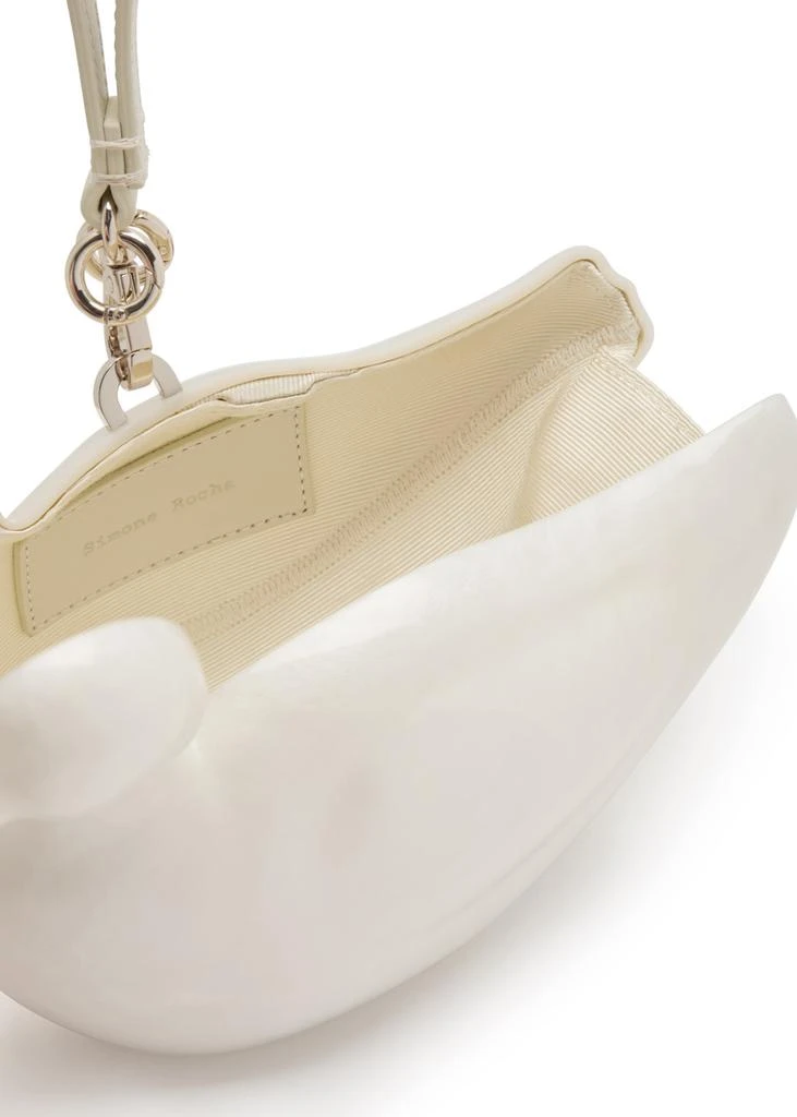 Simone Rocha Duck pearlescent acrylic cross-body bag 4