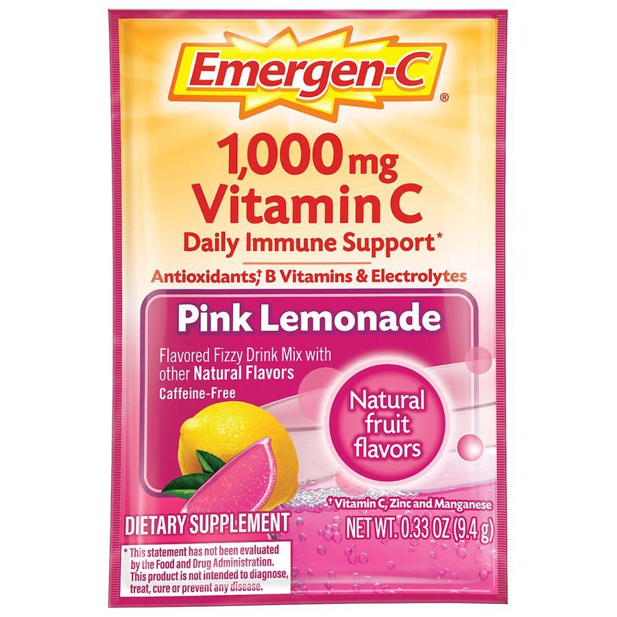 Emergen-C Daily Immune Support Drink with 1000 mg Vitamin C, Antioxidants, & B Vitamins