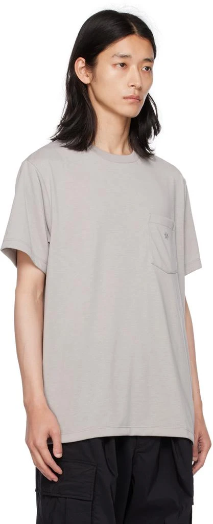 Goldwin Gray Pocket T-Shirt 2