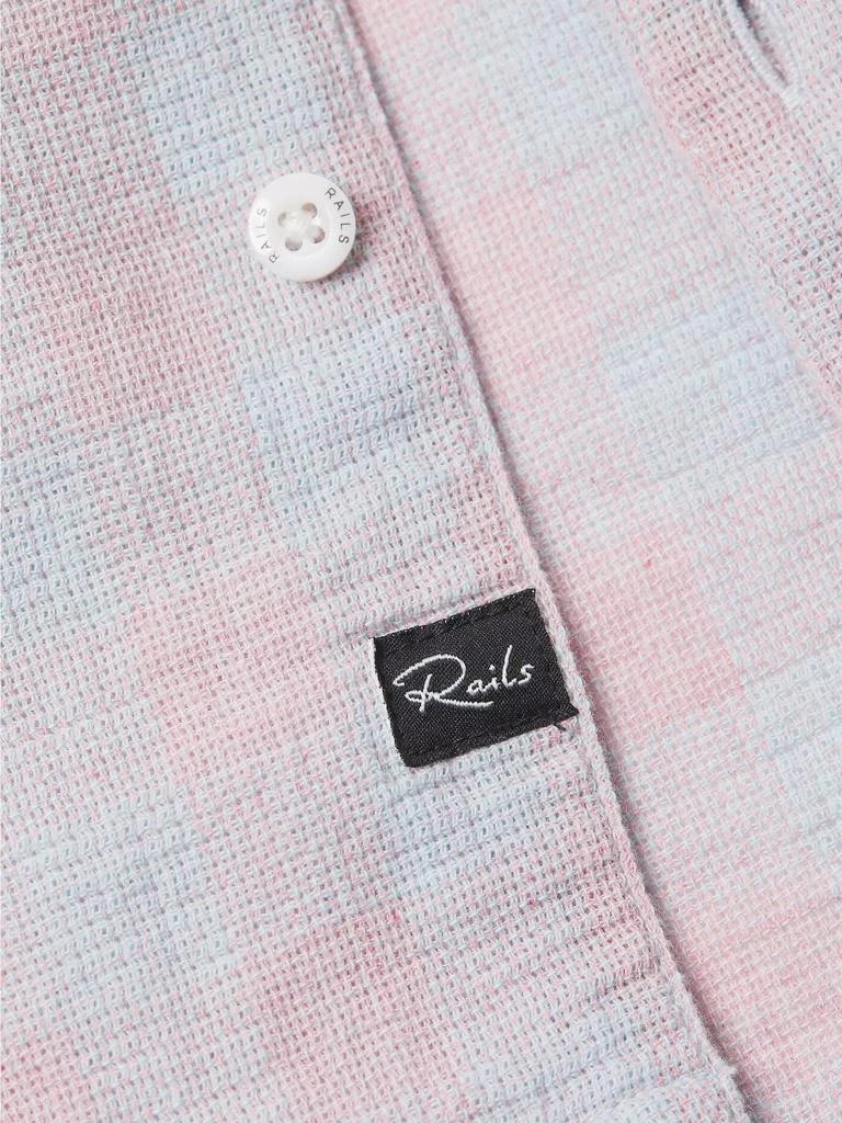 Rails Dresden Gingham Cotton Camp Shirt 6